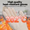 Oven Mitt BBQ Grill Gloves - 1 Pair 5 Finger