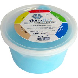 Theraflex Therapy Clay 454 g | Extra Firm | Blue | Hand Training Clay