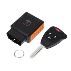X AUTOHAUX OHT692713AA Keyless Entry Remote Key Fob for Jeep Wrangler 2007-2018 for Jeep Compass Patriot 2007-2017 with Chip 4 Button Key Kit 315Mhz