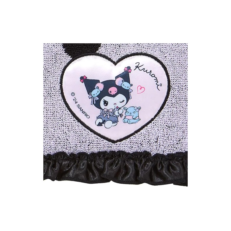 Sanrio 381586 Petite Towel (Romikyun Room) Kuromi