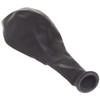 9" Latex Jet Black Balloons, 20ct