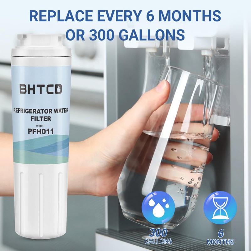 Water Filter for Whirlpool WRX735SDHZ00/01/02/03, WRF555SDFZ00/01/02/03/04/05/07/08/09, WRF535SWHZ00/01/02/03/04, WRX735SDBM00/02/03/04, WRF535SWHV00/01/02, WRF555SDHV00/01/02
