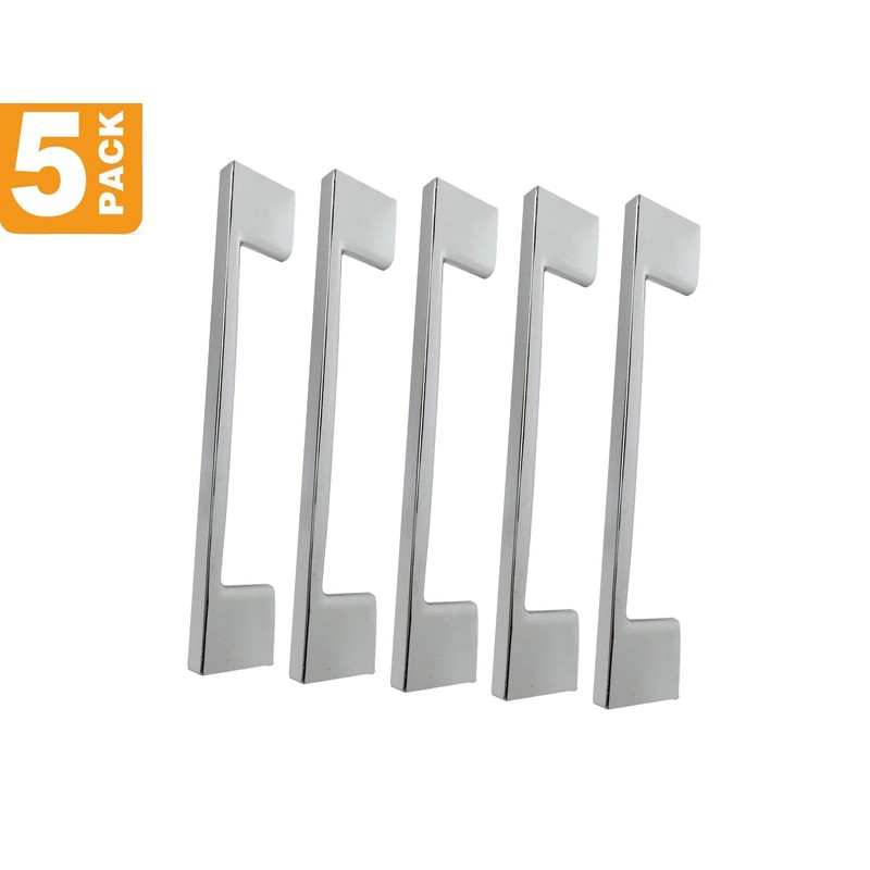 Southern Hills Polished Chrome Cabinet Handles - 5-Pack - 3.75"