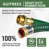 Guitrees 150ft 5/8 Heavy-Duty Rubber Garden Hose - 200psi Working,