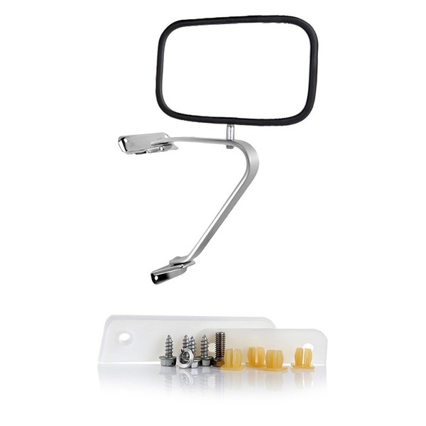 Ineedup Left/Right Replacement Mirror Towing Mirror Fit for 1980-96 Bronco