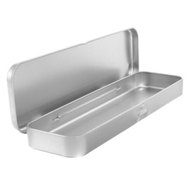 Estuche De Metal Para Lápices Estuche De Metal Para Guardar Papelería De Estudiantes Rectangular Para Lápices Pinceles y Crayones
