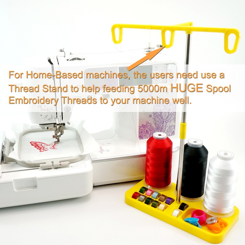 New brothread Set of 2 Polyester Machine Embroidery Thread Huge
