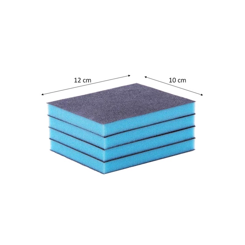 KOMBIUDA 4pcs Emery Sponge Wipe Brushes Durable Cleaning Sponges for