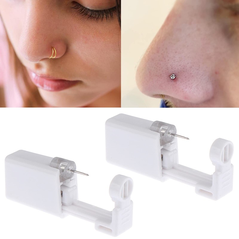 prgislew Nose Piercing Gun - 2 Pack Nose Piercing Kit