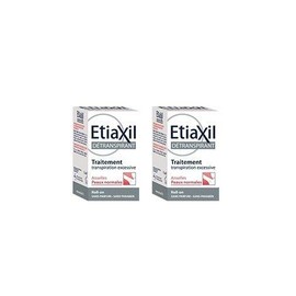 ETIAXIL UNPERSPIRANT ROLL-ON TREATMENT FOR ARMPITS NORMAL SKINS 15ML PACK OF 2PCS