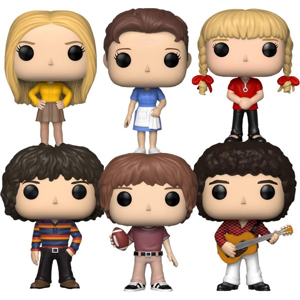 Funko Pop! Television: The Brady Bunch Collectible Vinyl Figures, 3.75" (Set of 6)