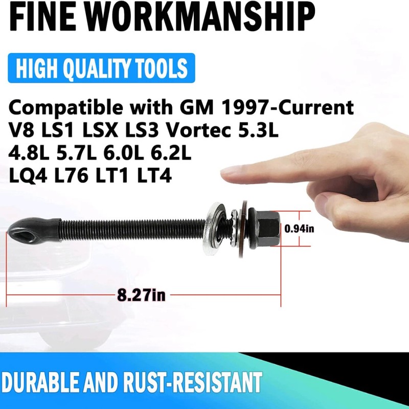 For GM LS LT Harmonic Balancer Installation Tool For Chevy