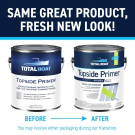 Totalboat Marine Topside Boat Paint Primer For Fiberglass And Wood, Wh