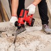 FSYAO 18V Cordless Rotary Hammer Drill, 0-1400 RPM, 0-4500 BPM,