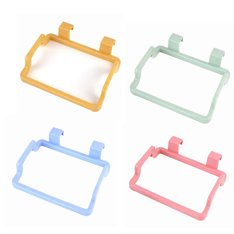 Garbage Bag Rack, Plastic Hanging Trash Bag Holder Rubbish Practical