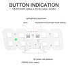 3D LED Digital Clock Time Date Temperature Display Voice Control