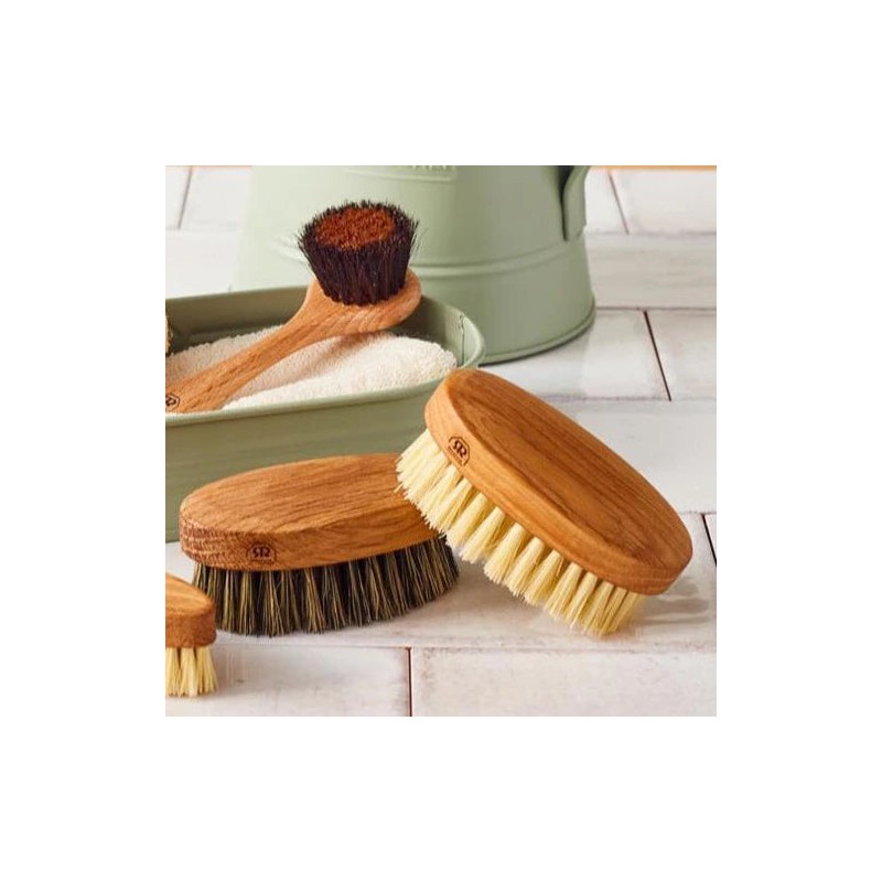 Redecker Massage Brush - Oak + Tampico Bristle