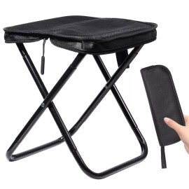 AICase Portable Small Folding Stool Outdoor Foldable Camping Stool Hiking Fishing Chair