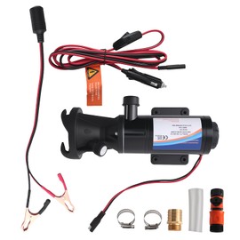 maXpeedingrods RV Macerator Water Pump, 12V/24V 15 PSI 12 GPM Fresh Water Pump for RV Trailer, Truck, Marine