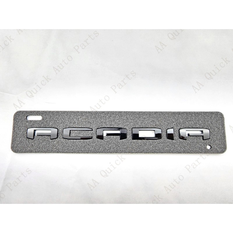 GMC 5PC Gloss Black Door Rear Tailgate Acadia SLT Letter