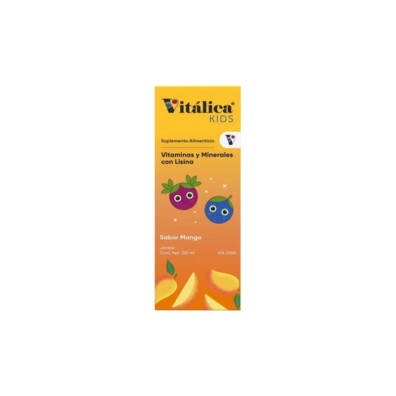 Vitalica Kids Suplemento Alimenticio Jarabe 250 Ml