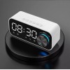 Barook Wireless Bluetooth Speaker with Alarm Clock Stereo Bass USB/TF