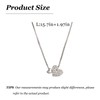 Mother Daughter Necklace Double Heart Necklace Silver Necklace for Women