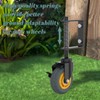 Lygoeege 2Packs Gate Wheel with Brake 4inch Gate Caster for