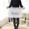 INough Book Basket for Kids Room, Book Storage Basket Book