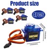 SG90 Servo Motor 4PCS Set, Metal Gear for RC Robots,