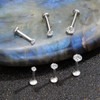 Flat Back Nose Stud Earrings Sets for Multiple Piercing:Lightweight Tiny