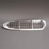 JMTAAT Chrome Hood Grille Air Intake Vent Cover Compatible with