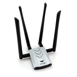 Alfa AC1900 Wifi adapter - 1900 Mbps 802.11ac Long-Range Dual Band USB 3.0 Wi-Fi Network Adapter w/4x 5dBi External Dual-Band Antennas