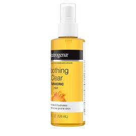 Neutrogena Soothing Clear Calming Facial Mist Spray with Turmeric, Hydrating and Refreshing Facial Mist for Acne Prone Skin, Oil-Free, Not Tested on Animals, 4.2 fl. oz