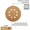 Truper DIRO-512, Disco de lija roto orbital 5", grano 120,
