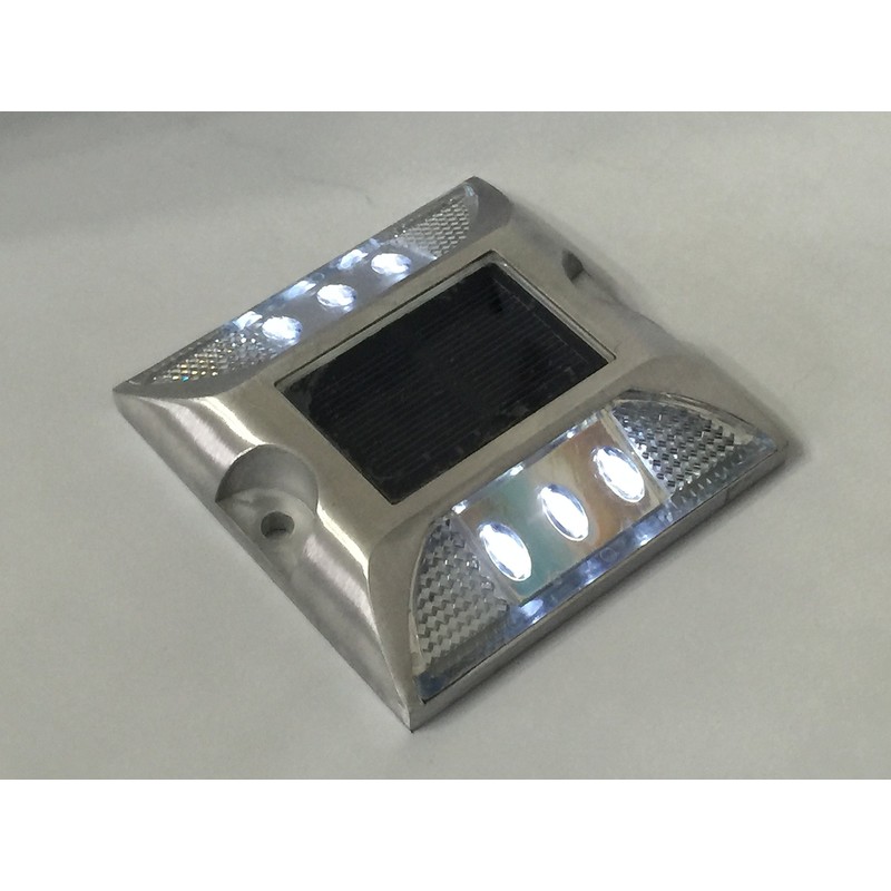 Solar LED Light, Steady On, Waterproof, Road Tack, Automatic Night