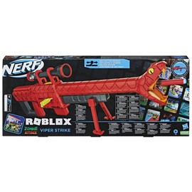 NERF Roblox Zombie Attack: Viper Strike Dart Blaster, Code to Redeem Exclusive Virtual Item, Clip, 6 Elite Darts