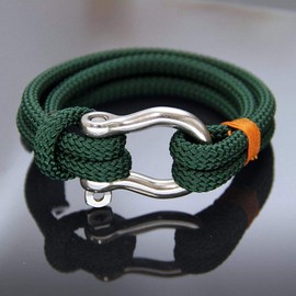 Wichard 322234 Bow Shackle Stainless Steel Pin Diameter 0.2 inch (5 mm) Breaking Strength, 1t