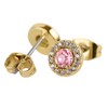 LuckyLy Set de Joyería para Mujer Oro 14k con Zirconia