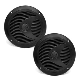 Pyle PLMR60B 6 .5" 150W Dual Cone Waterproof Marine/Car Audio Speakers (Qty 4)