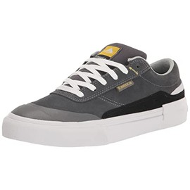 Emerica Men's Vulcano Low Top Skate Shoe, Grey, 7