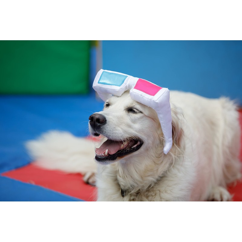 Petface Retro 3D Glasses Plush Dog Toy