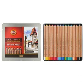 KOH-I-NOOR Artist's Soft Pastel Pencils (Set of 24)