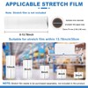Consfly Stretch Film Wrap Dispenser with Cutter, 13.78 inch Table