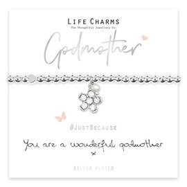Life Charms You Are A Wonderful Godmother Bracelet