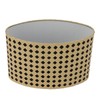 Lampshade Oval Shaped Hollow Metal Carved Compatible E27 E14 Caliber