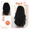 Evala Tape-in Extensions, Real Hair, 40 cm, #1 Raven Black,