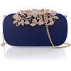 ILILAC Velvet Crystal Evening Bag Rhinestone Bride and Bridesmaid Wedding