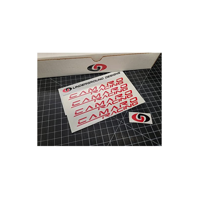 Camaro Racing Wheel Decals (4pk) Mini 6" Brake Caliper Stickers