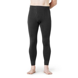 LAPASA Men's 100% Merino Wool Underwear Base Layer Lightweight Thermal Pants Activewear Long John Bottom Warm Soft Winter M30 Large Bottom: Dark Grey